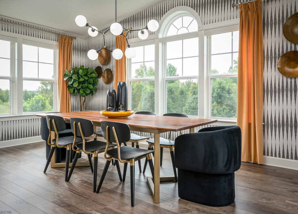 Award-winning dining room in the Decorating Den annual design competition.