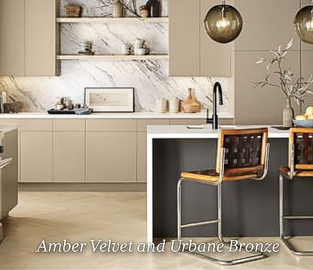 Amber Velvet & Urbane Bronze