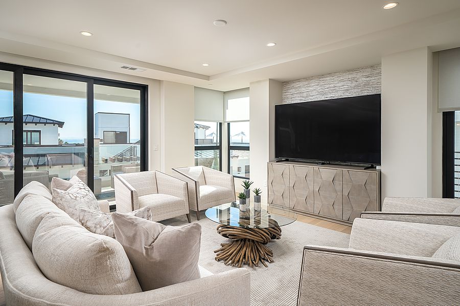 Make sure that when selecting a coffee table that people can walk around it comfortably.