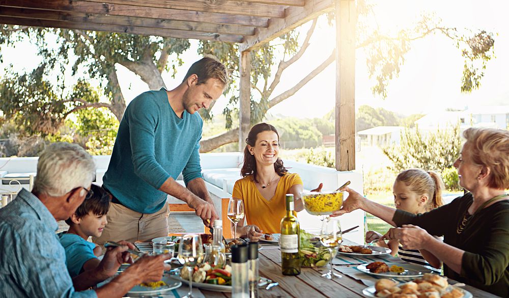 Eating al fresco is part of Texas living and can be enjoyed year round.